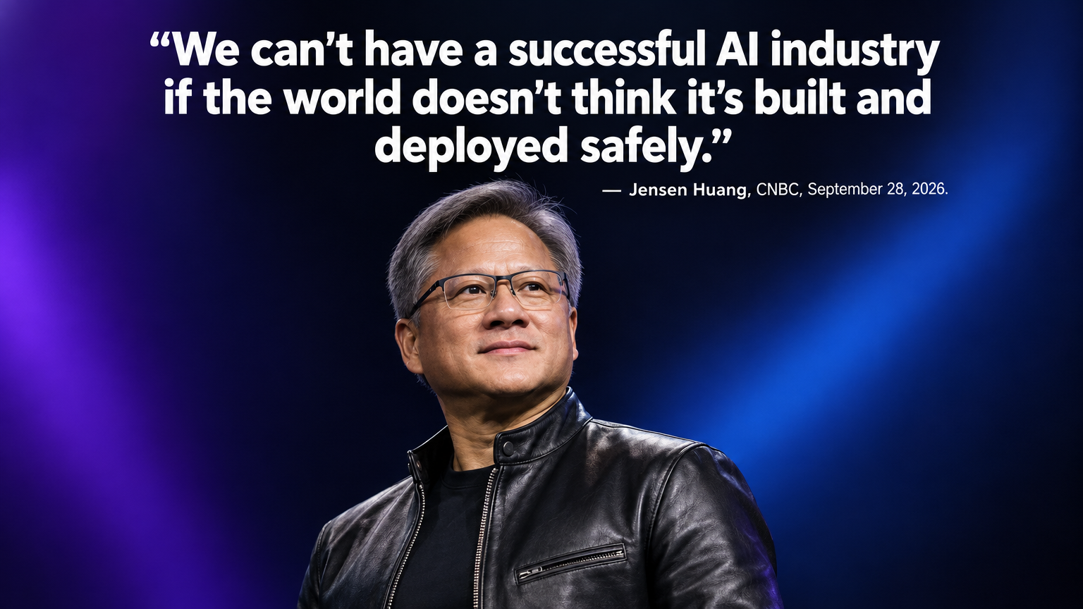 Billionaire Jensen Huang — Nvidia CEO who launched the Open Agent Safety Platform and the trust-system lesson every startup founder needs right now