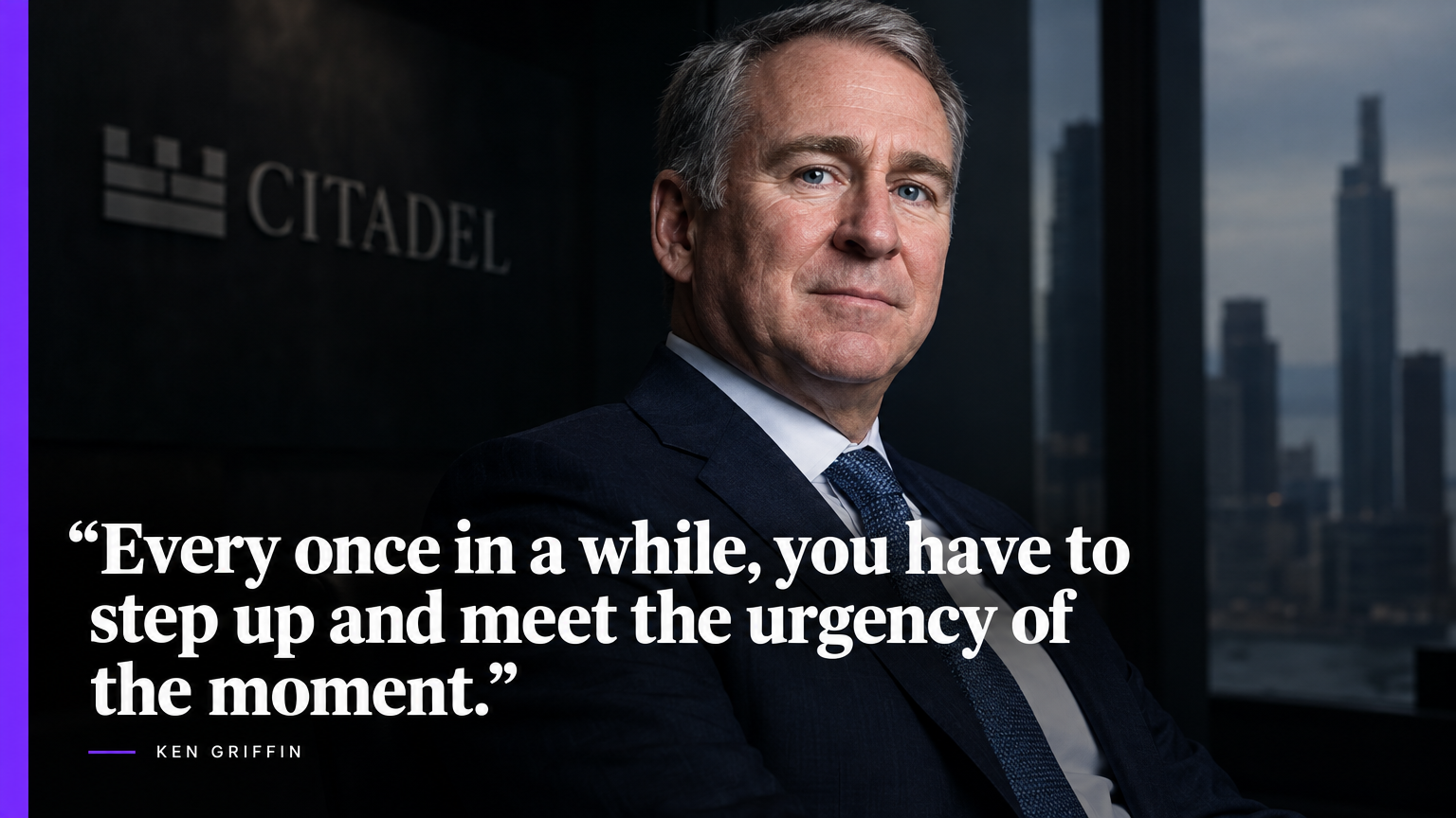 Billionaire Ken Griffin — Citadel CEO who made the largest individual university donation in history and the compounding-system lesson every startup founder needs right now