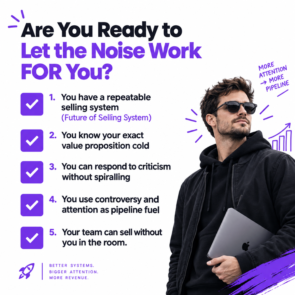 Conditions checklist — are you ready to let the noise work for you as a startup founder?