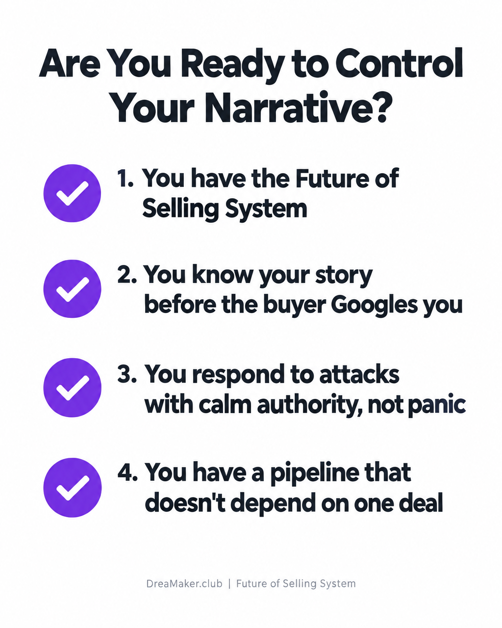 4 conditions checklist: Are you ready to control your narrative as a startup founder?