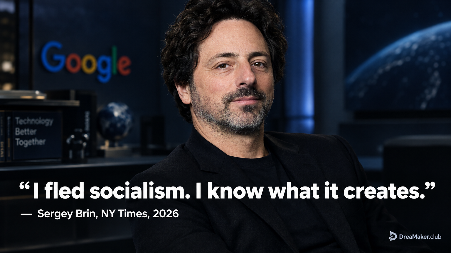 Billionaire Sergey Brin — Google co-founder who spent $102 million fighting California Prop 40 wealth tax and the ROI-framing lesson every startup founder needs right now