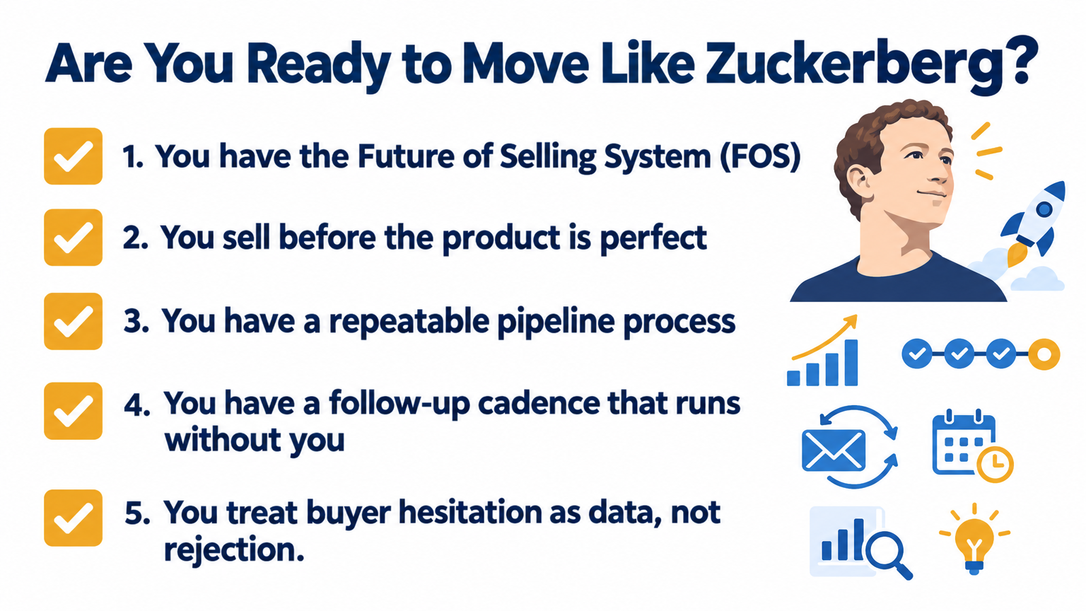 Are you ready to move like Zuckerberg? 5 conditions checklist for startup founders