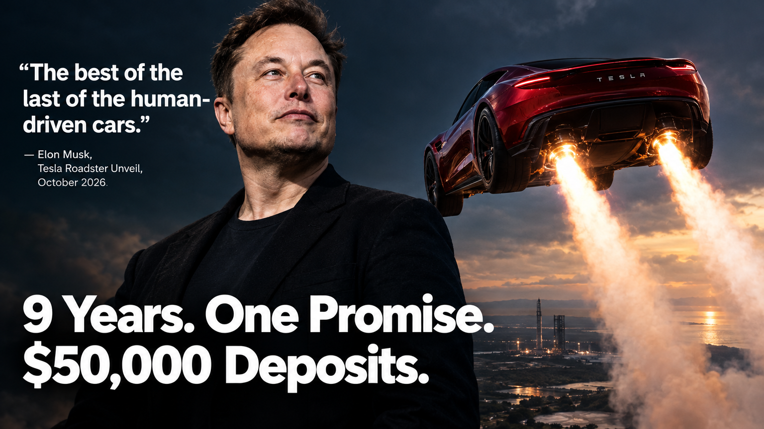 Billionaire Elon Musk delivers Tesla Roadster 9 years later — the promise-keeping selling system lesson every startup founder needs