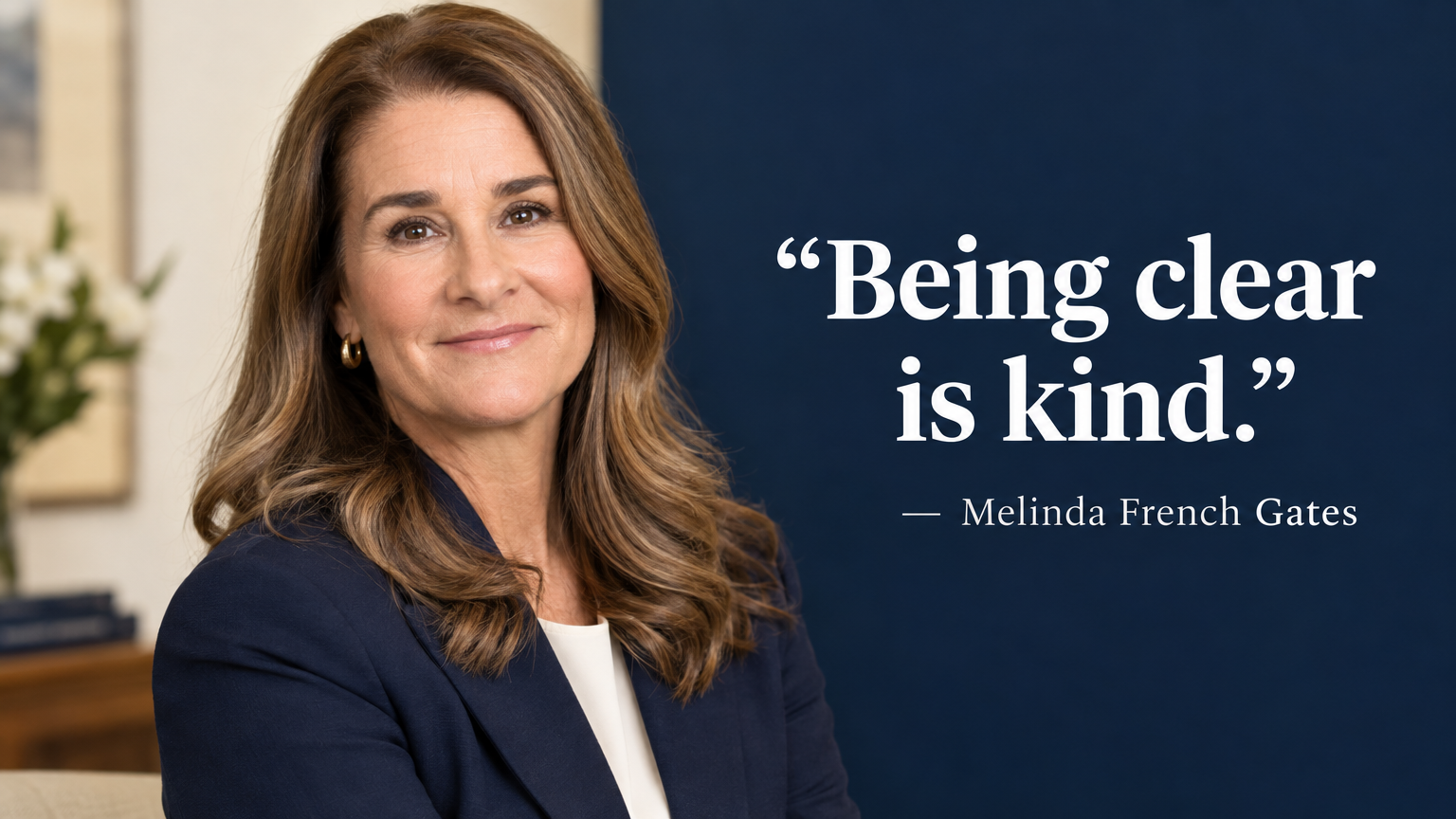 Billionaire Melinda French Gates — the philanthropist who says being clear is kind — the sales clarity lesson every startup founder needs right now