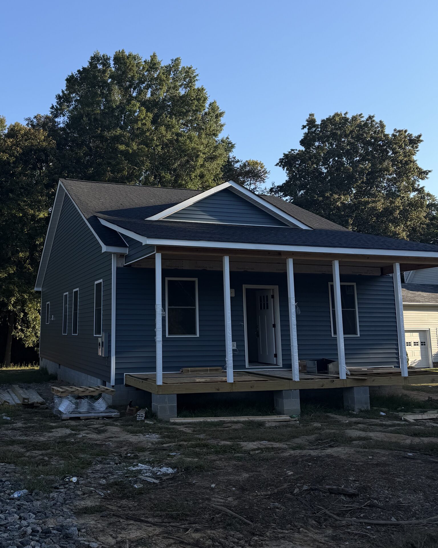 New construction custom home built by Solutions GC in Chester, Virginia