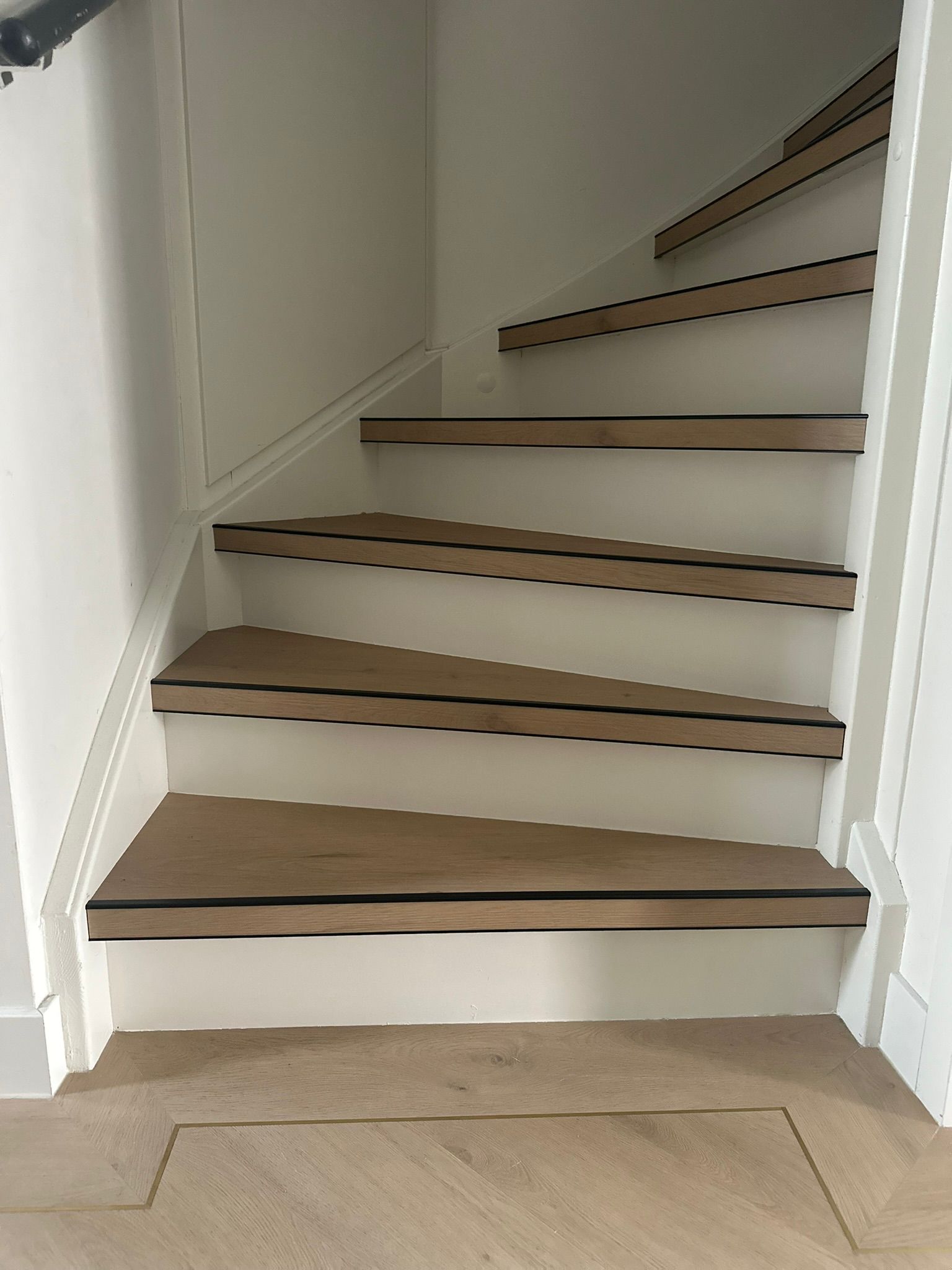 PVC traprenovatie met strakke afwerking