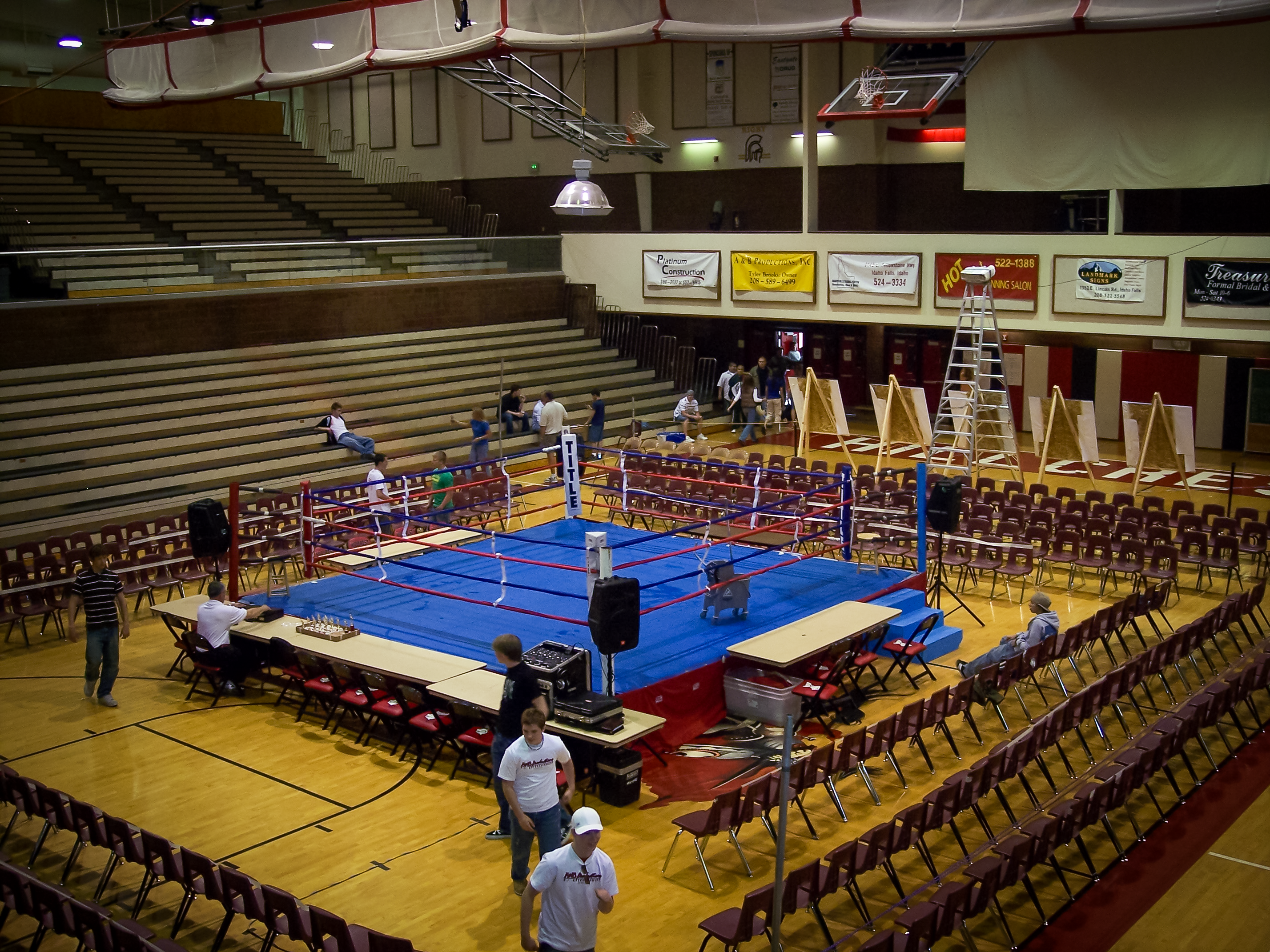 Sports event sound and PA production