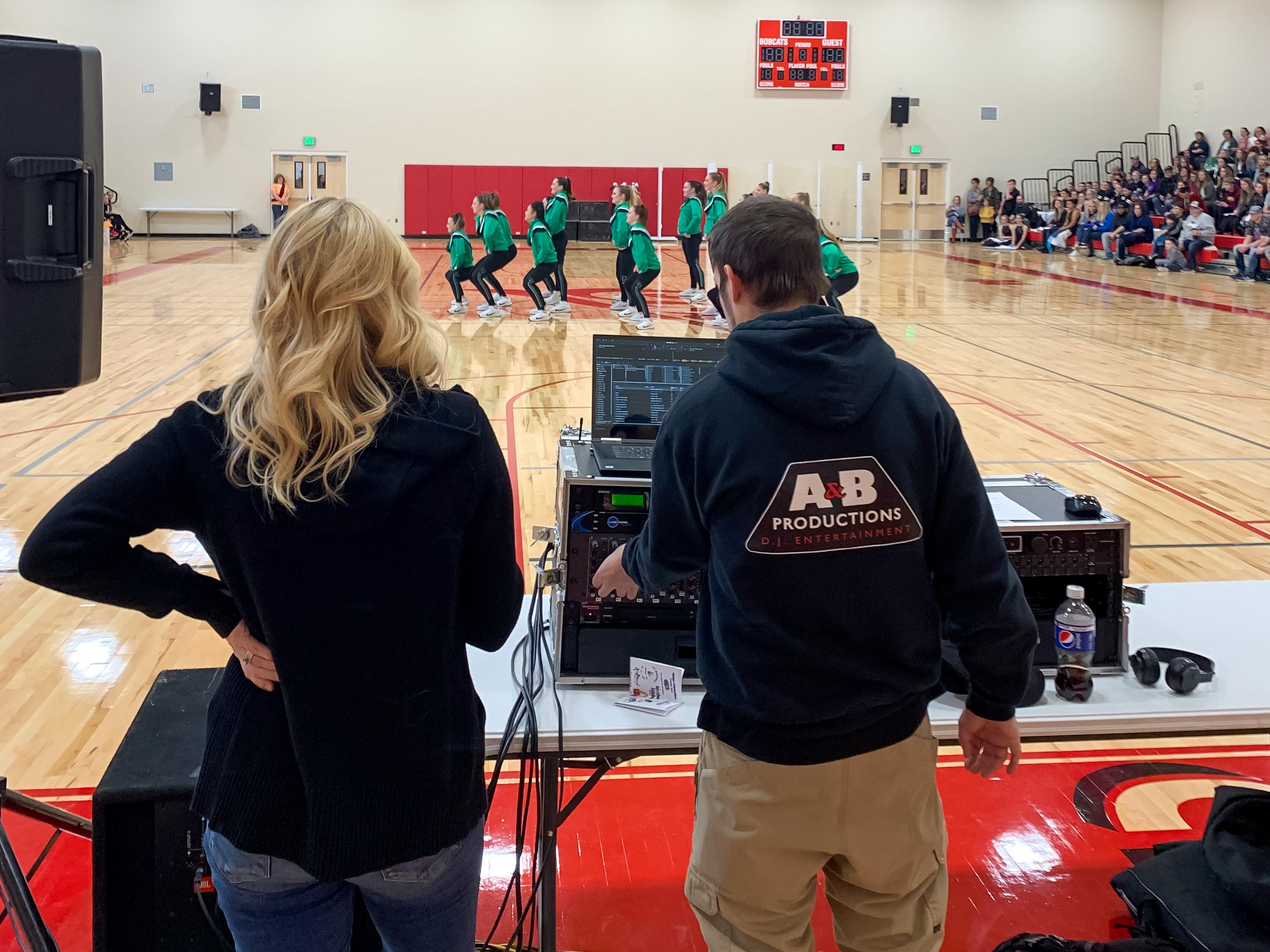 Sports event sound and PA production