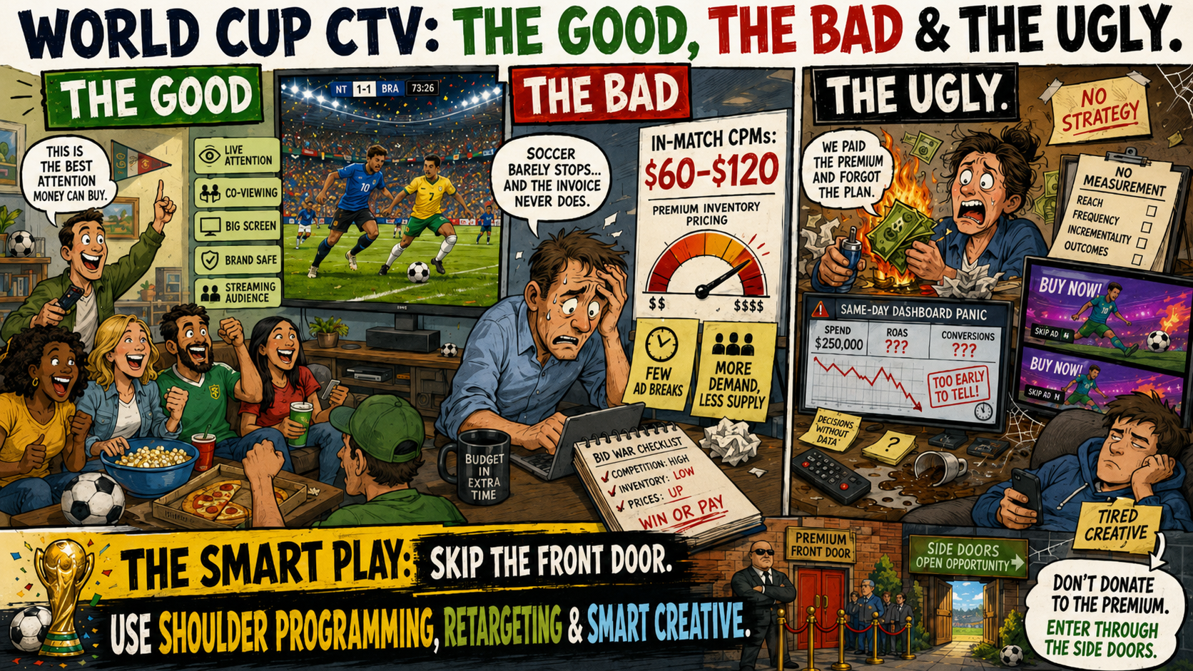 Should You Run CTV Ads During the World Cup? The Good, the Bad, and the Ugly