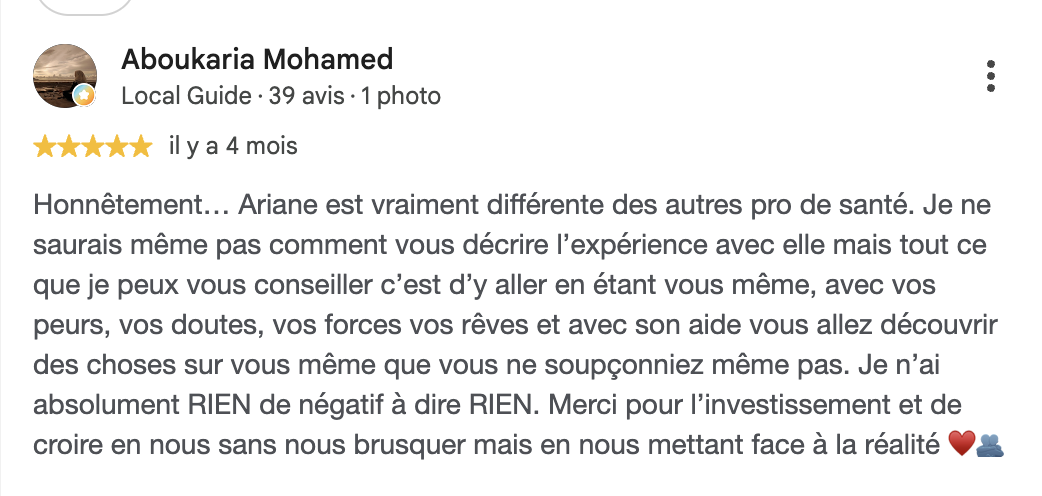 Avis Google de Stephanie Denomme