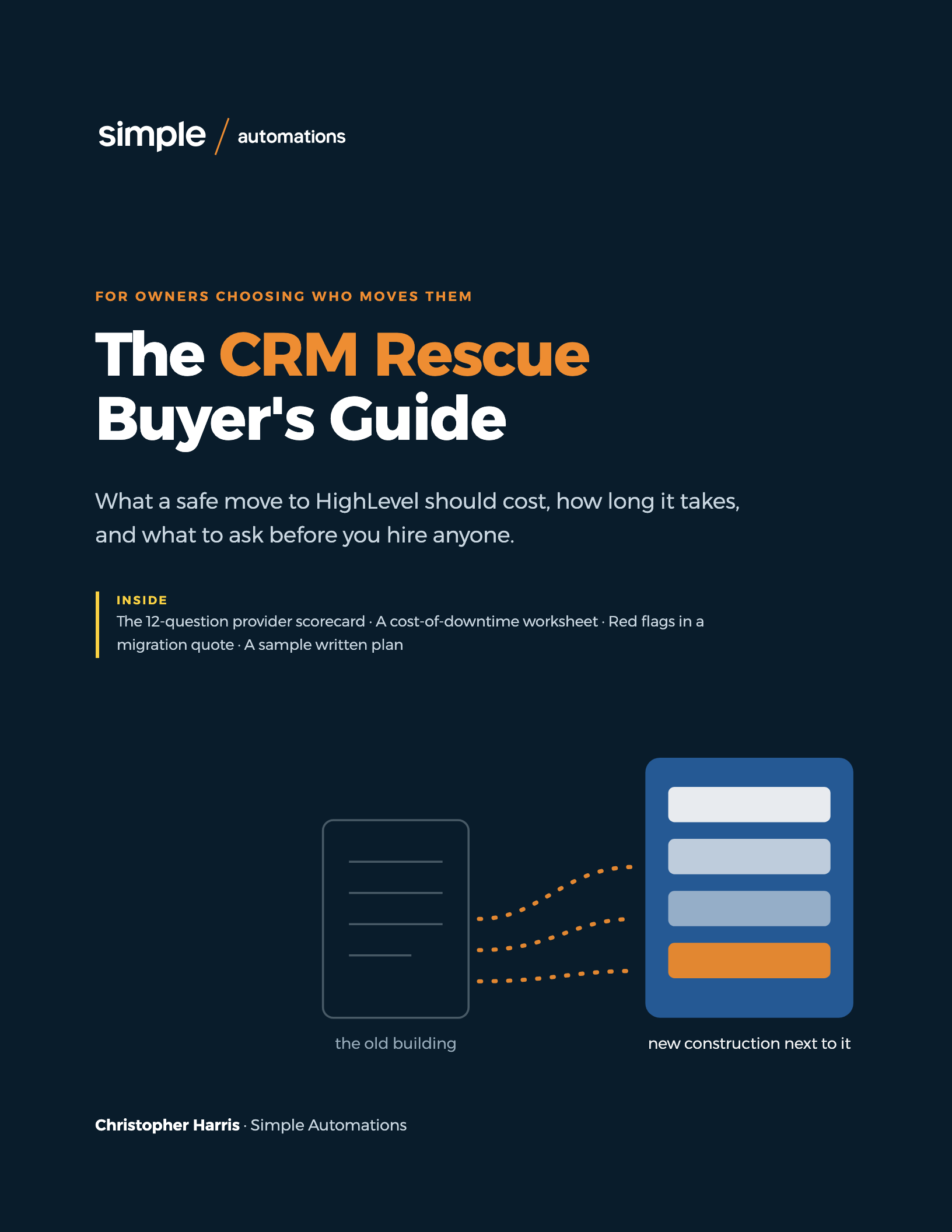 Cover: The CRM Rescue Buyer's Guide