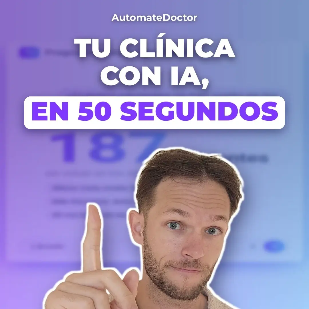 Demo de AutomateDoctor: a las 23:41, con la clínica cerrada, la recepcionista con IA responde por WhatsApp y confirma la cita