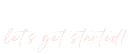 Uniquely you - let's get started!