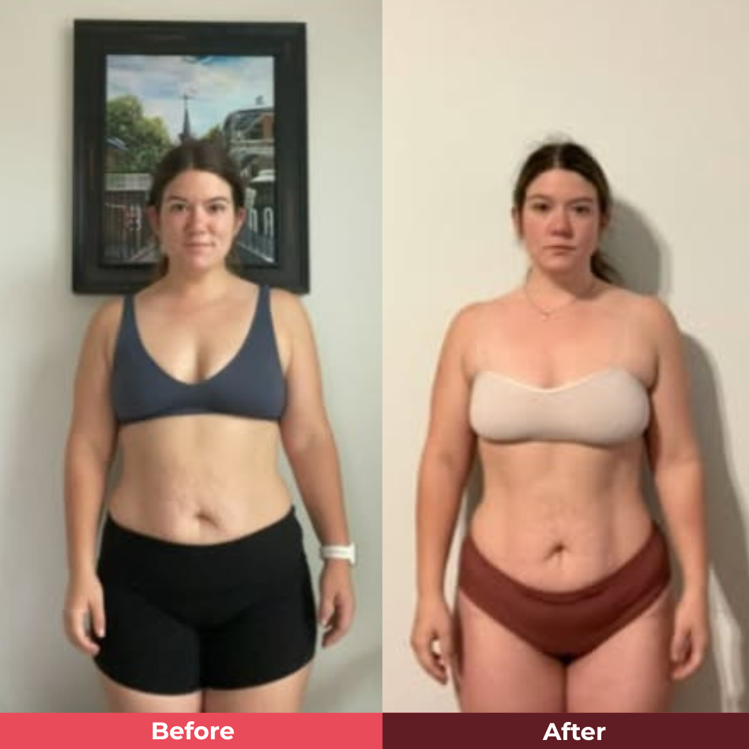 Before and after transformation