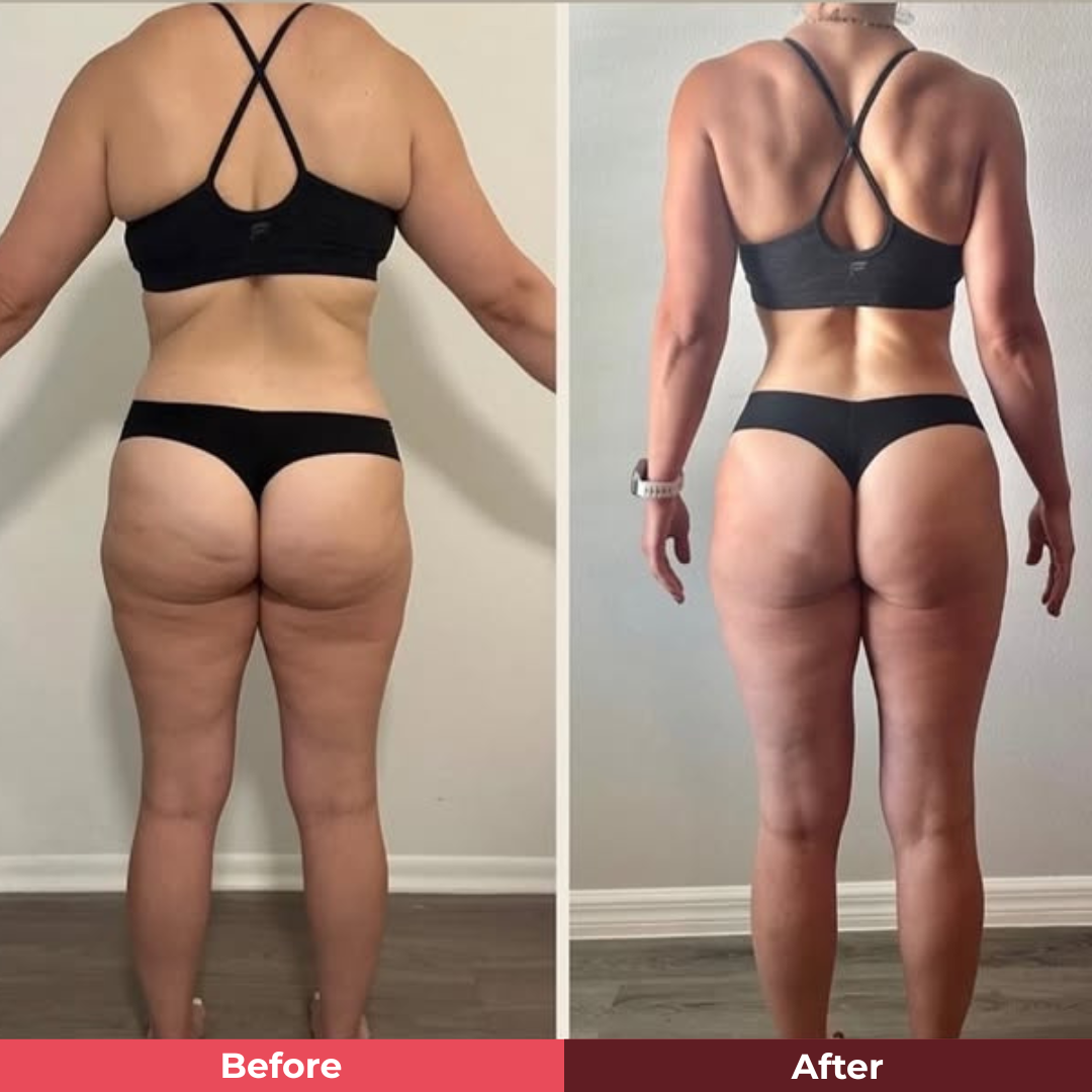 Before and after transformation