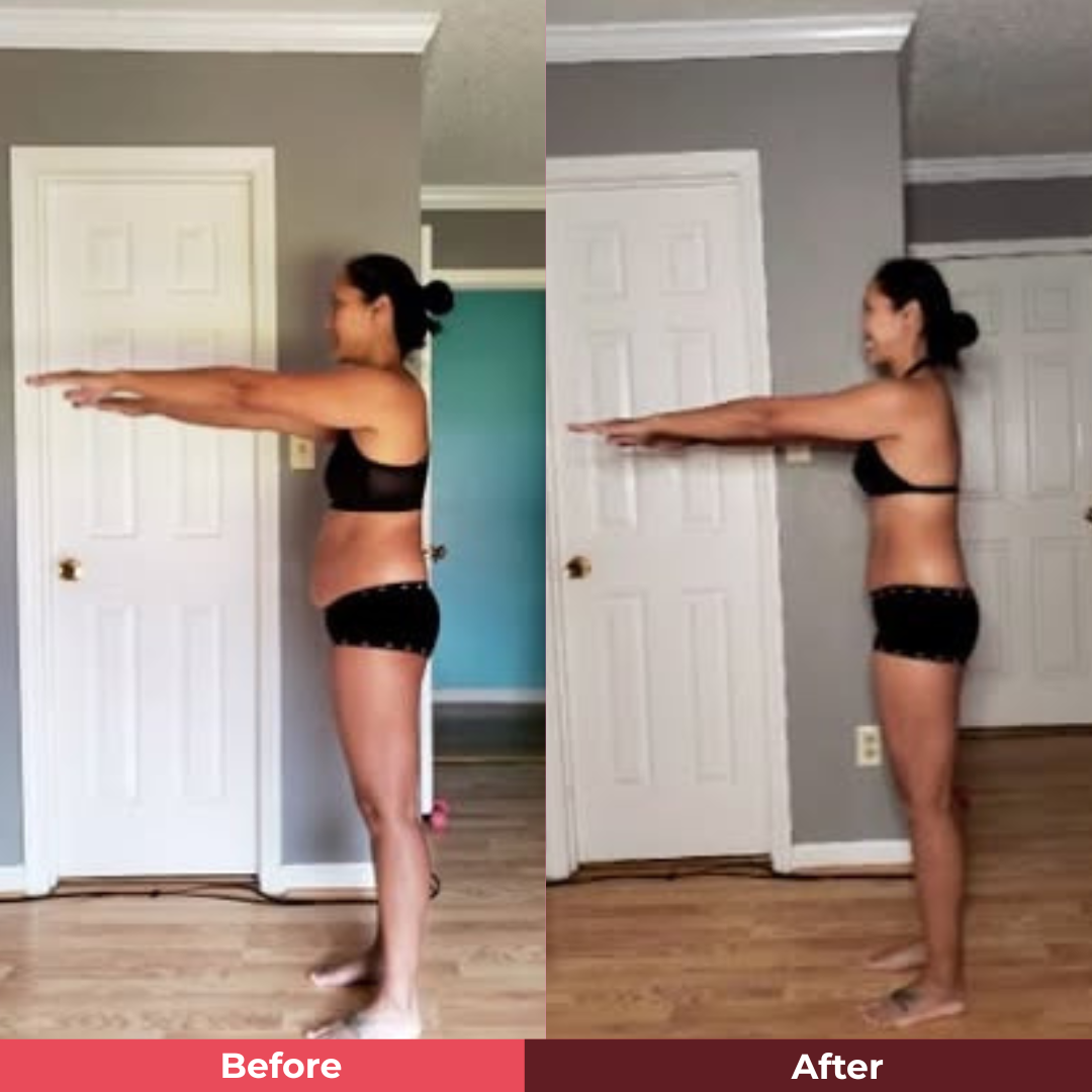 Before and after transformation