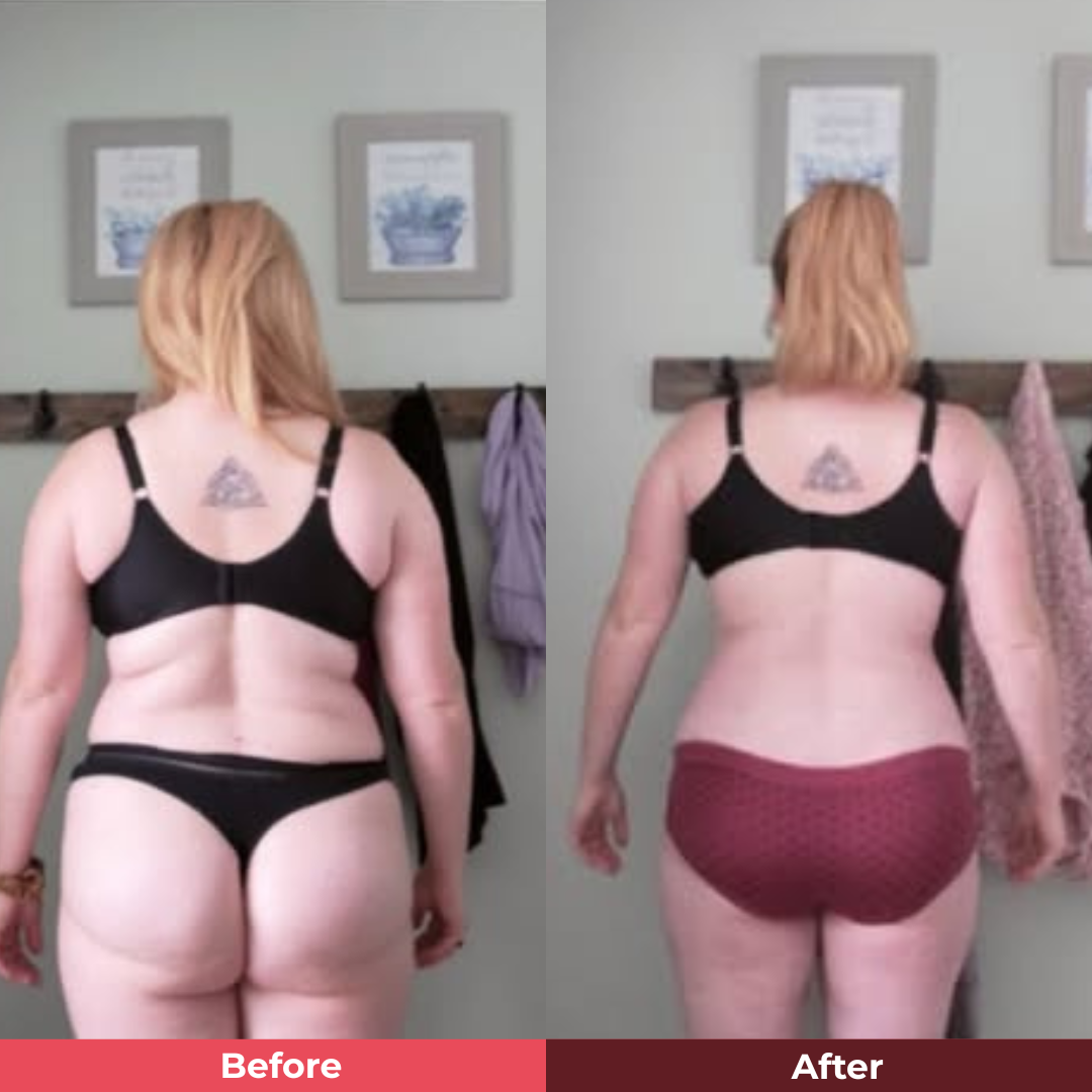 Before and after transformation