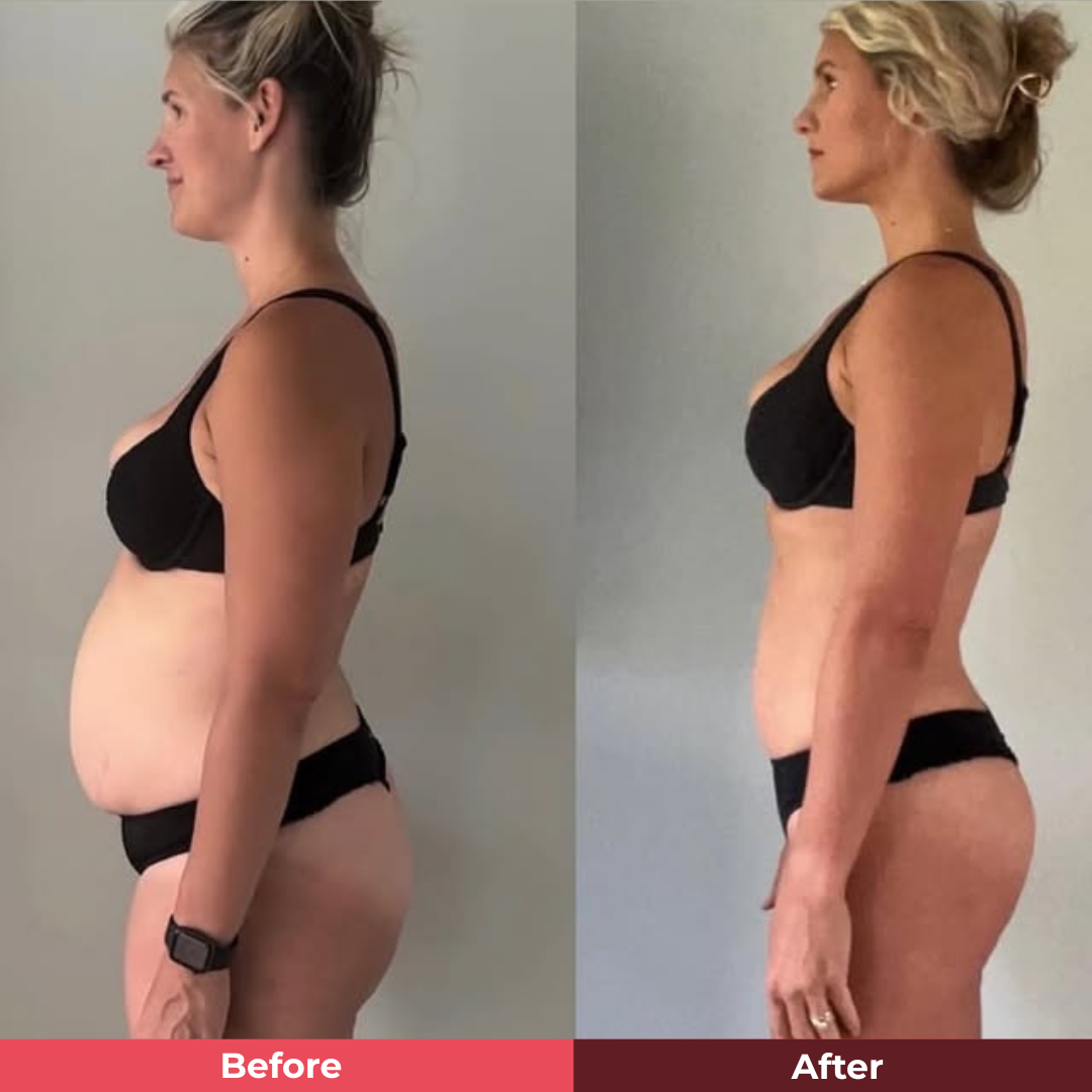 Before and after transformation