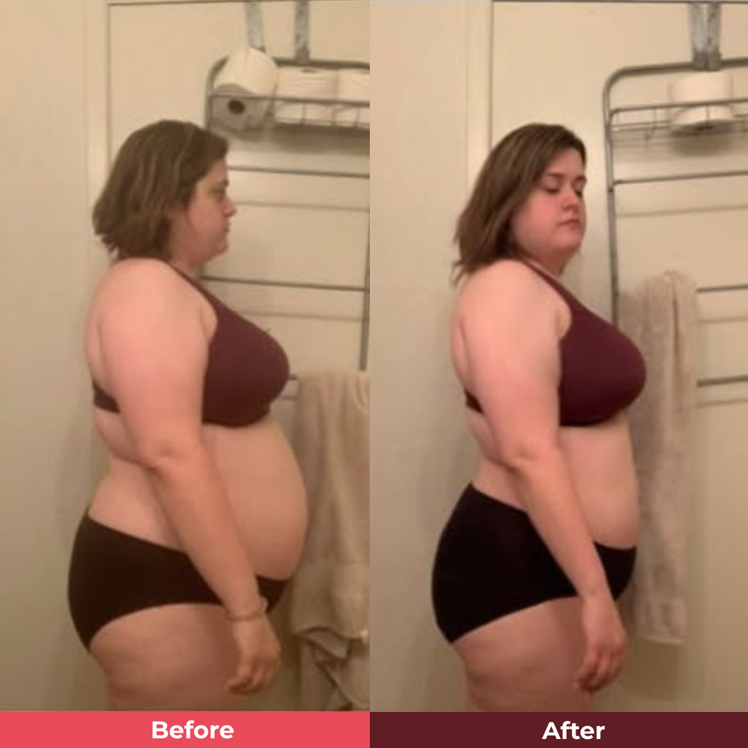 Before and after transformation