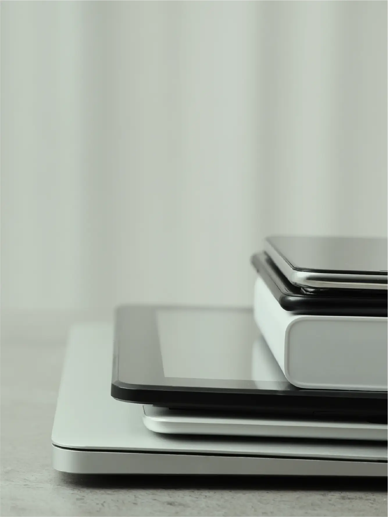 Stack of tech devices