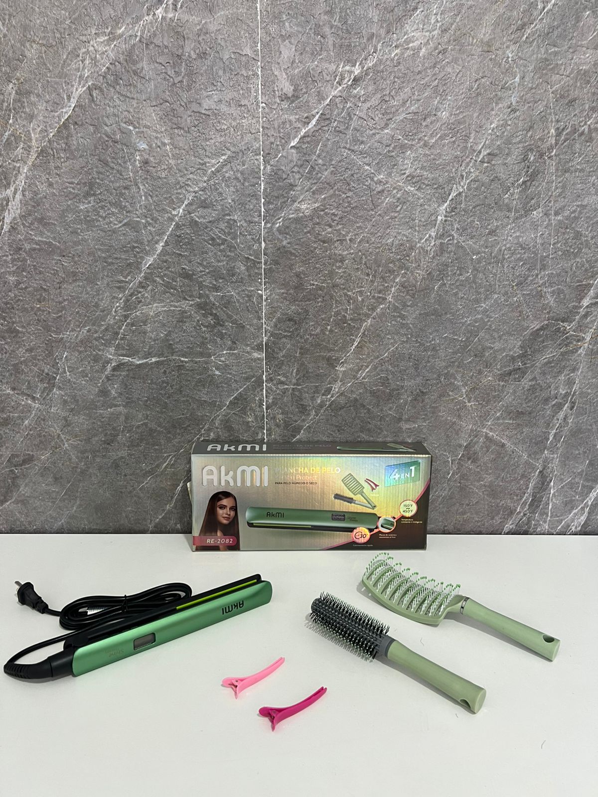 PLANCHA DE PELO AKMI 4 EN 1 RE-2082
