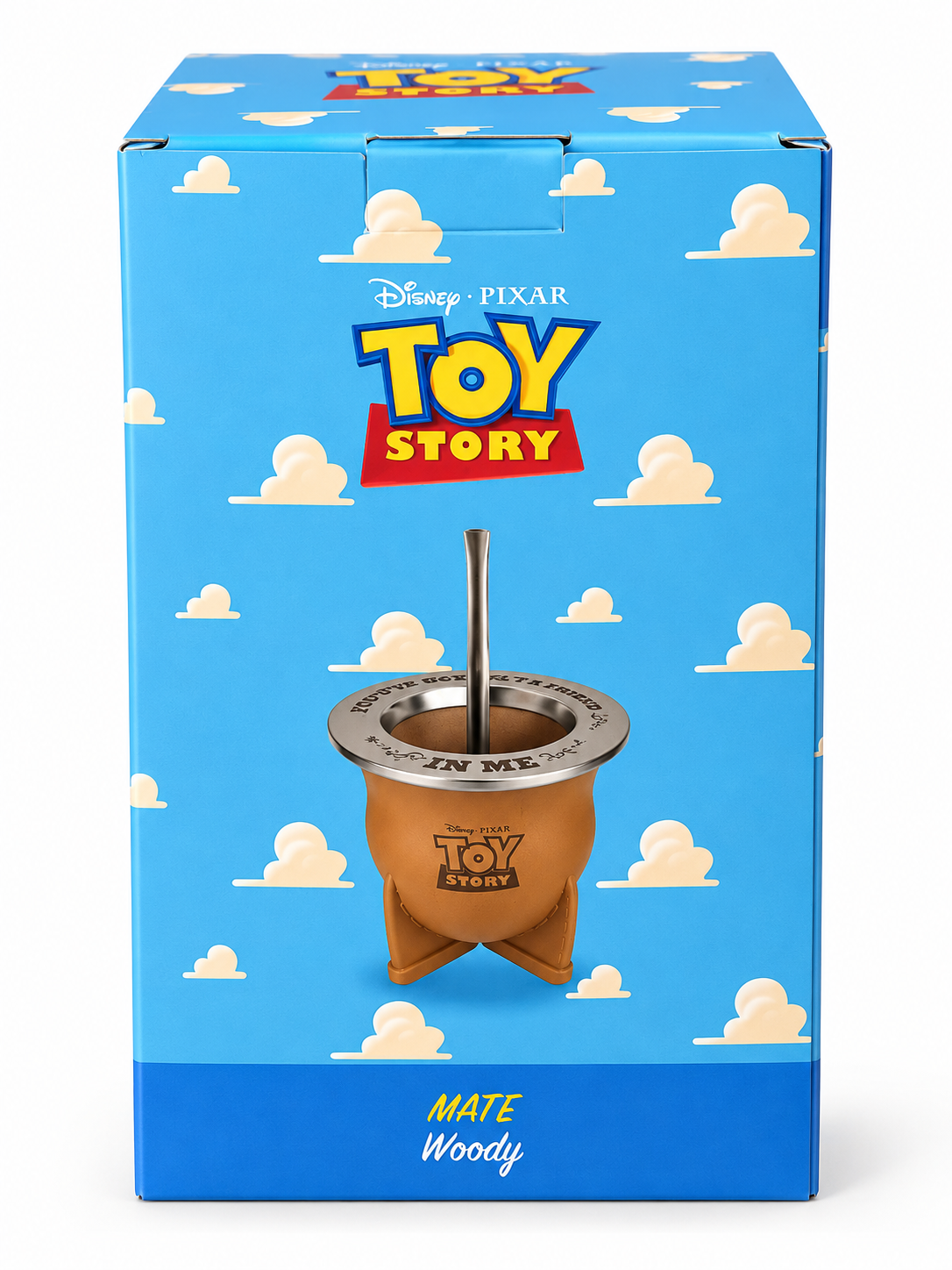 MATE RESINA TOY STORY + BOMBILLA CON ESTUCHE BSMRT