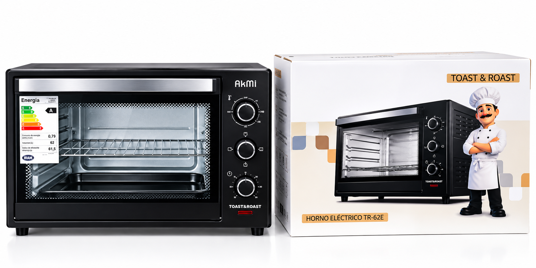HORNO 60LTS AKMI/BUDDY B-60CA