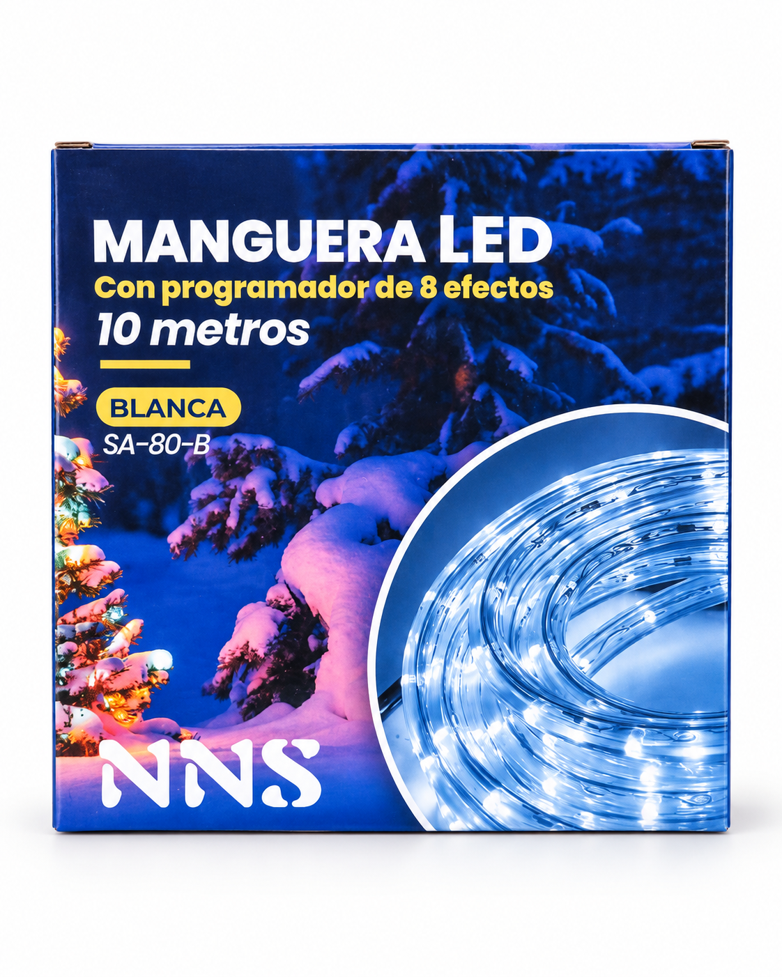 MANGUERA LED 10M BLANCA SA-80-B