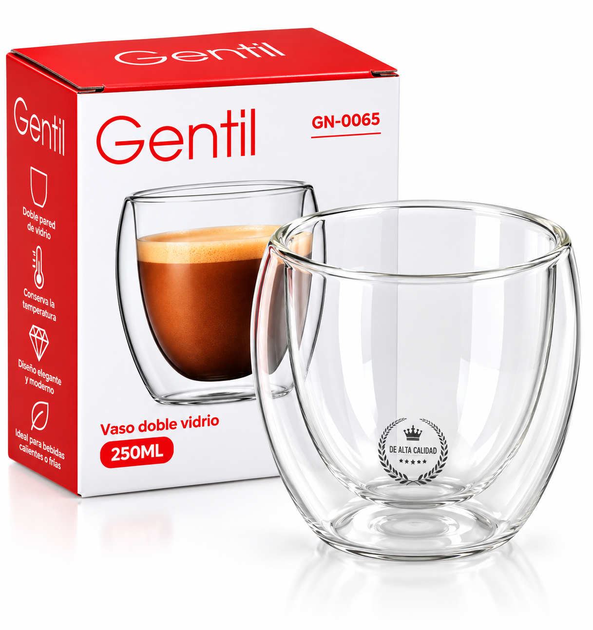 VASO GENTIL 150ML GN-0065
