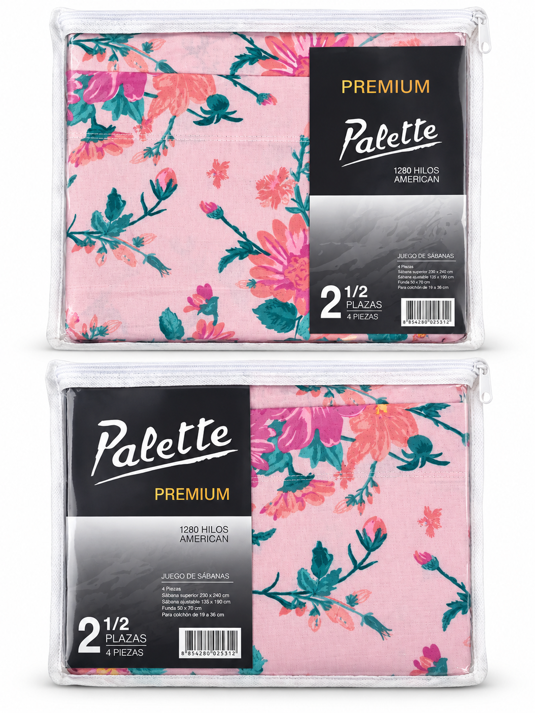 SABANA PALETTE PREMIUM 2 1/2 (VARIOS COLORES)