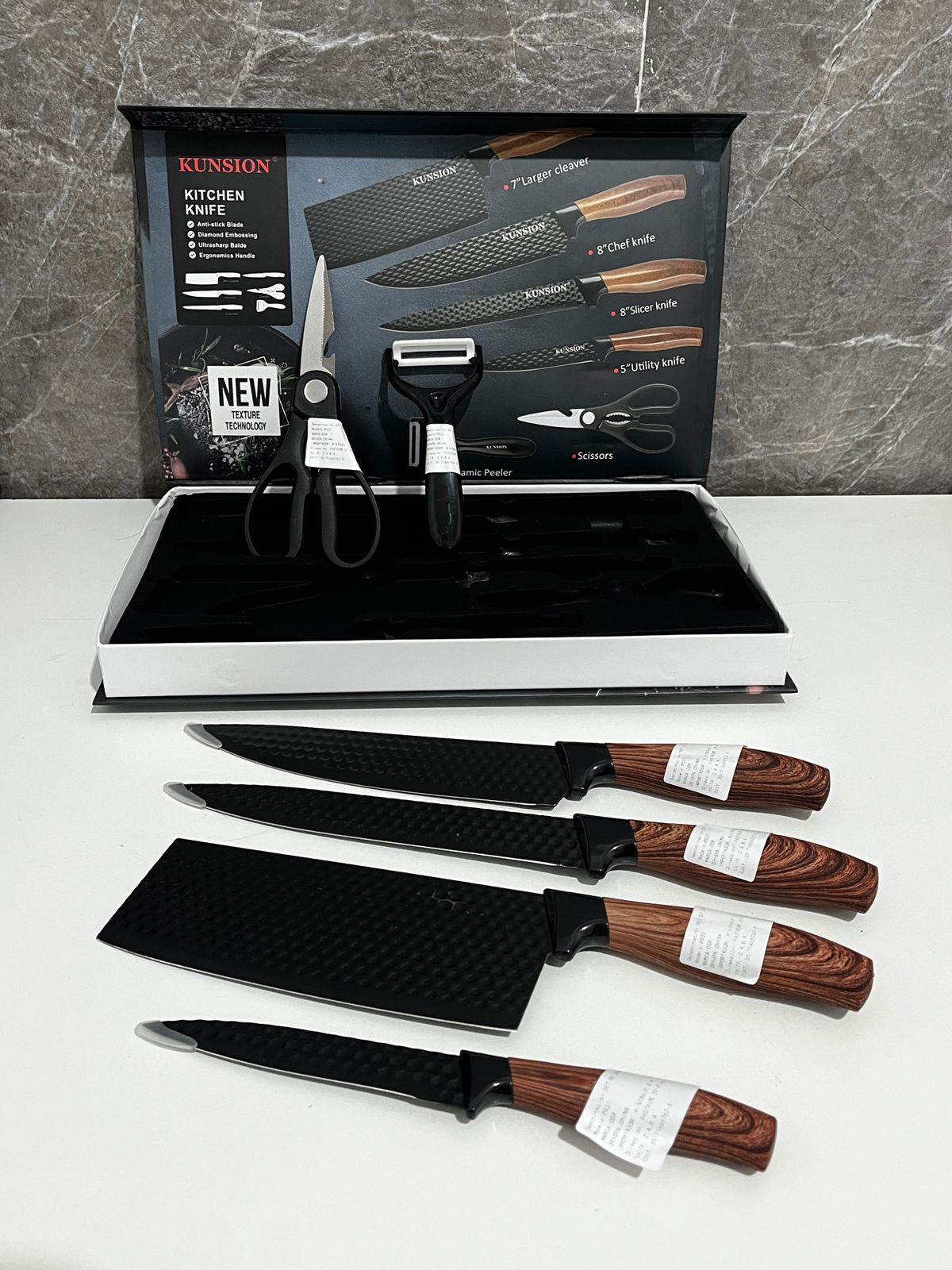 JUEGO DE CUCHILLOS DE 6 PIEZAS P532