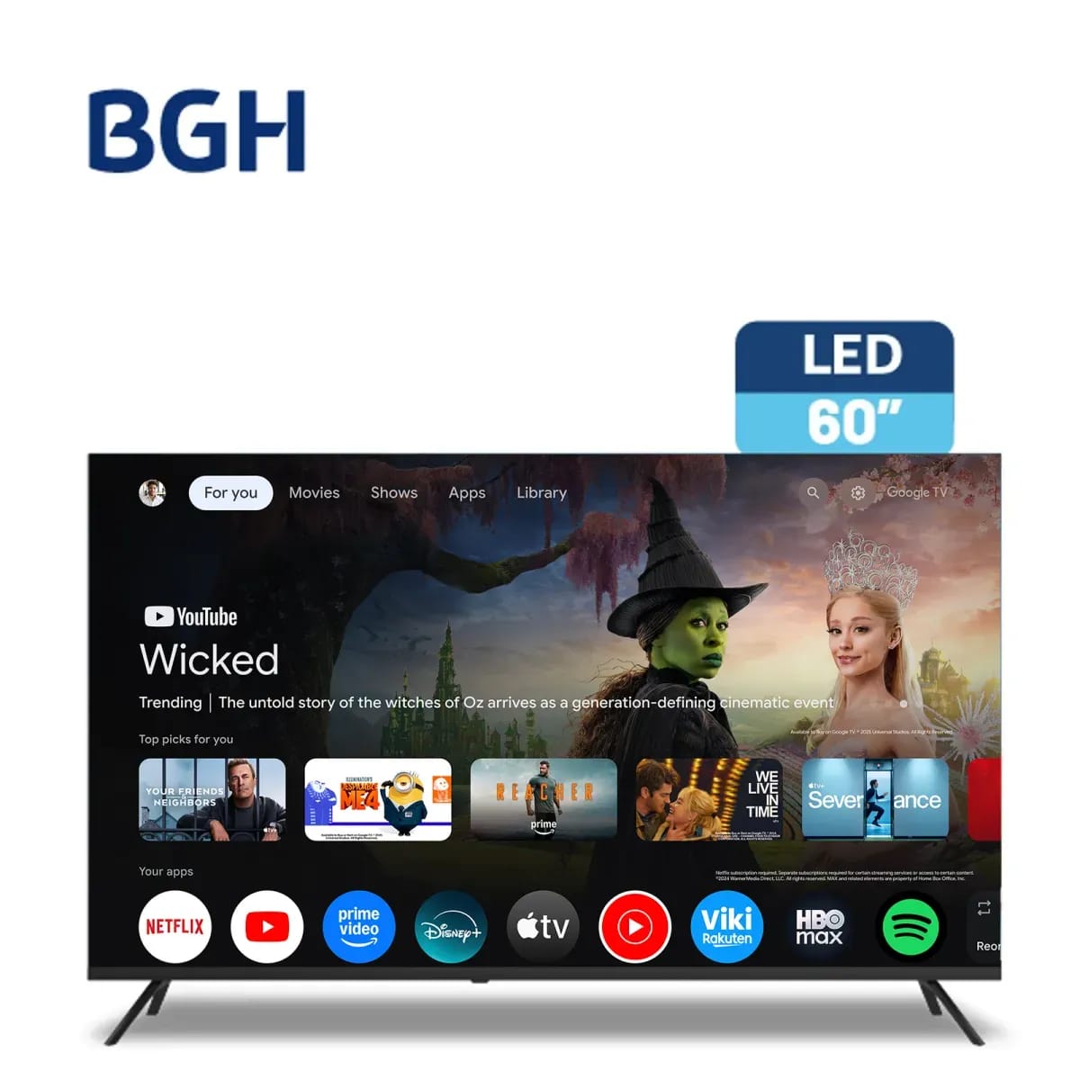 SMART TV BGH 60'