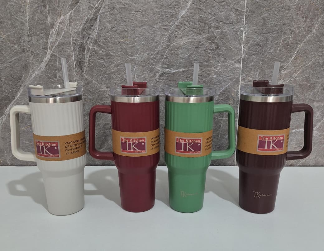 VASO TERMICO SA-1405 DOBLE PARED C/SORBETE 1.1L
