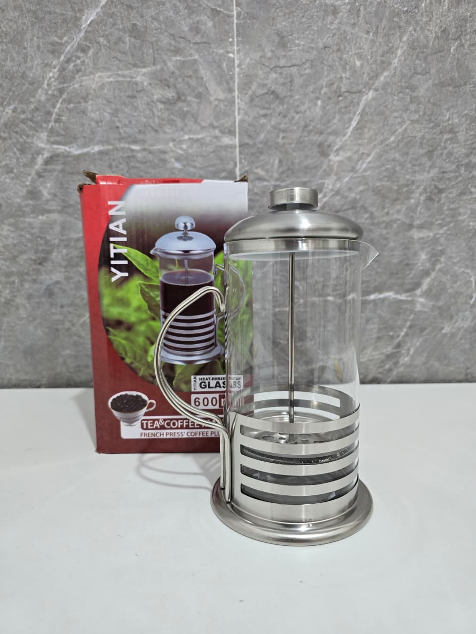 CAFETERA FRANCESA CON EMBOLO YITIAN CN18756