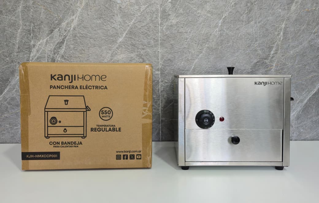 PANCHERA ELECTRICA KANJI 550W C/ BANDEJA PARA PAN