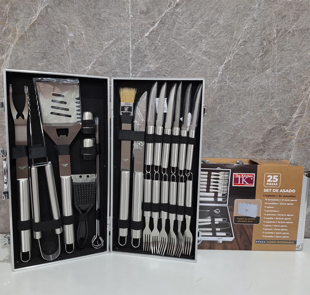 SET PARA ASADO DE 25PCS JJ03591-N
