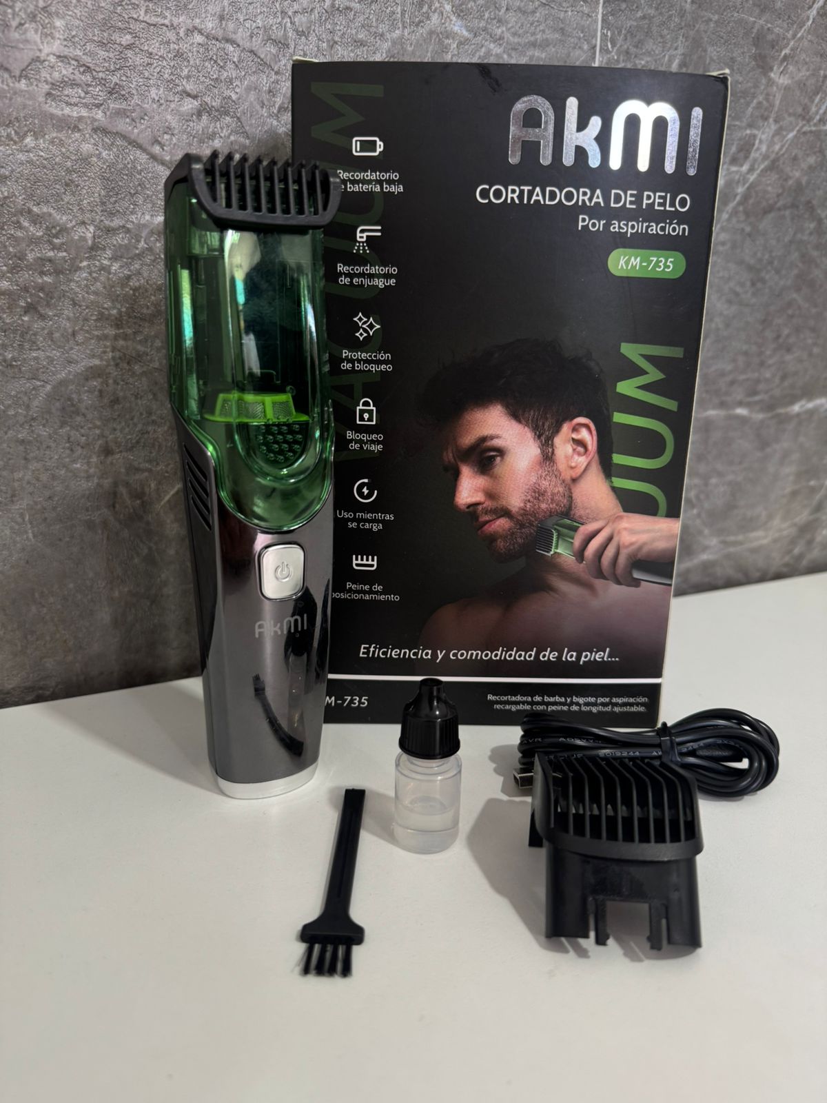 CORTA PELO AKMI KM-735 POR ASPIRACION