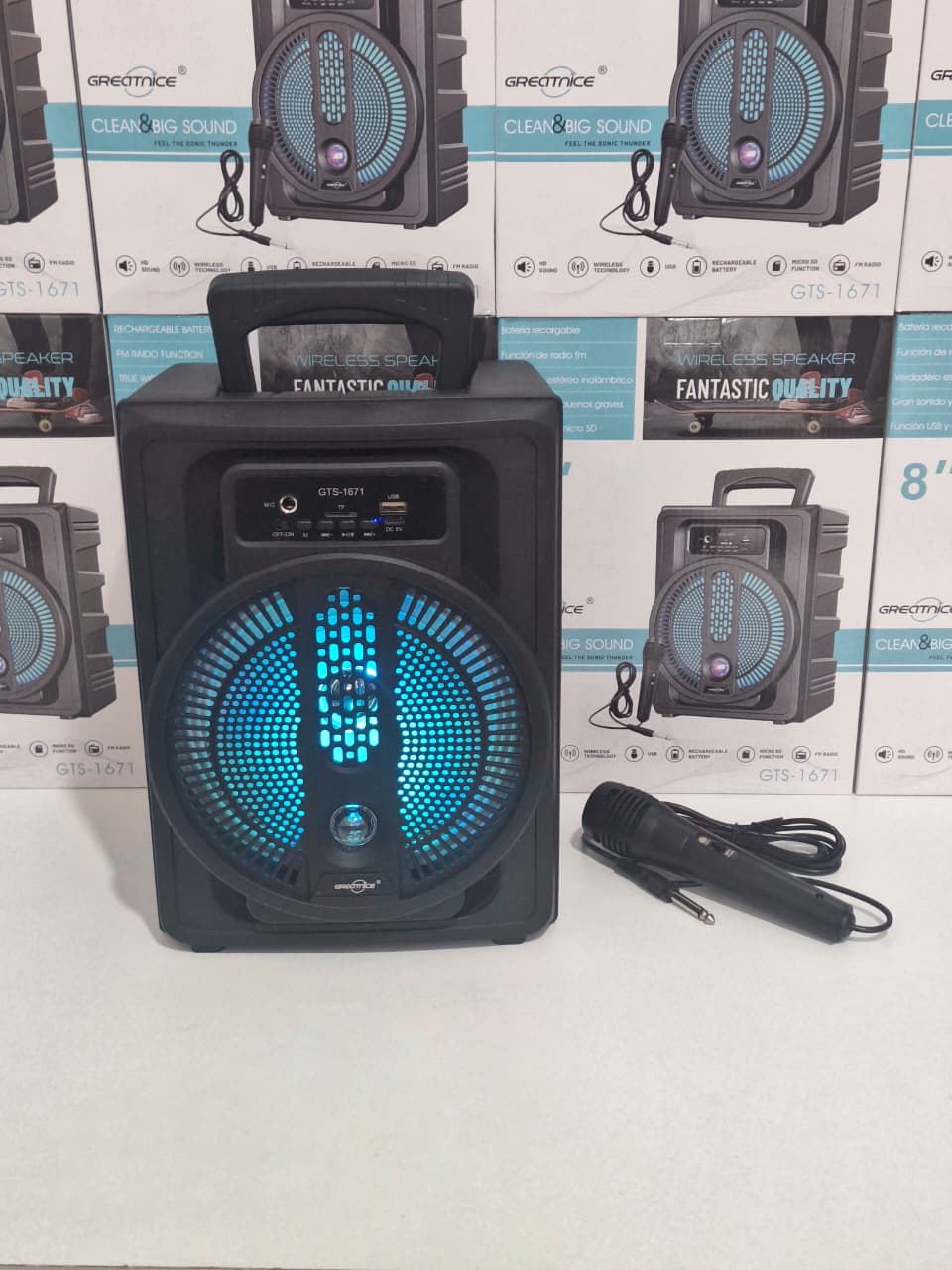 PARLANTE GREATNICE 8" GTS-1671