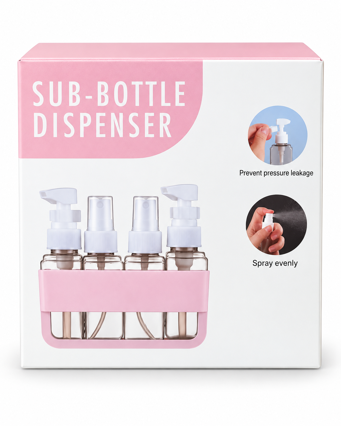 SET DE MINI DISPENSERS PLASTICOS