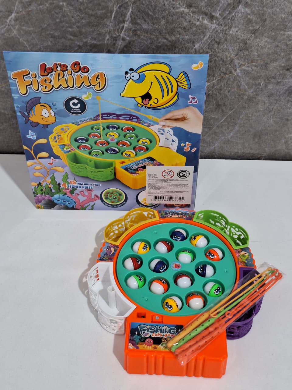 JUEGO DE PESCA 15 PECES MKT926232 JYF TOYS