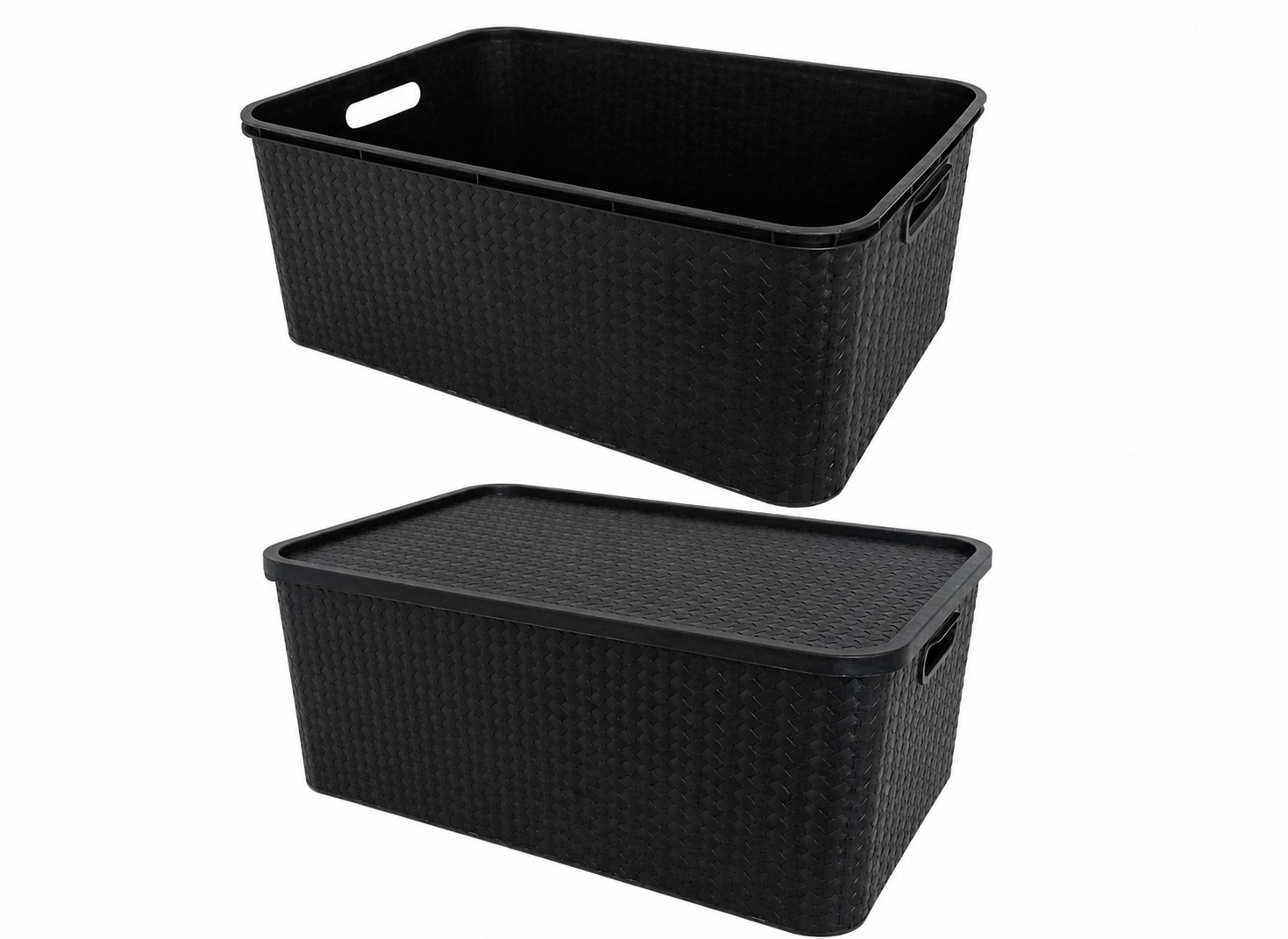 CANASTO RATAN CON TAPA M5027 49x20x35