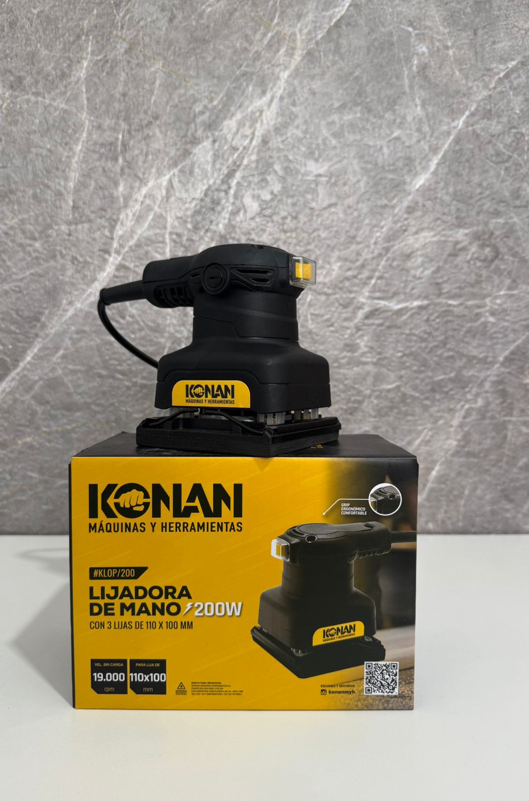 LIJADORA DE MANO KONAN KLOP200