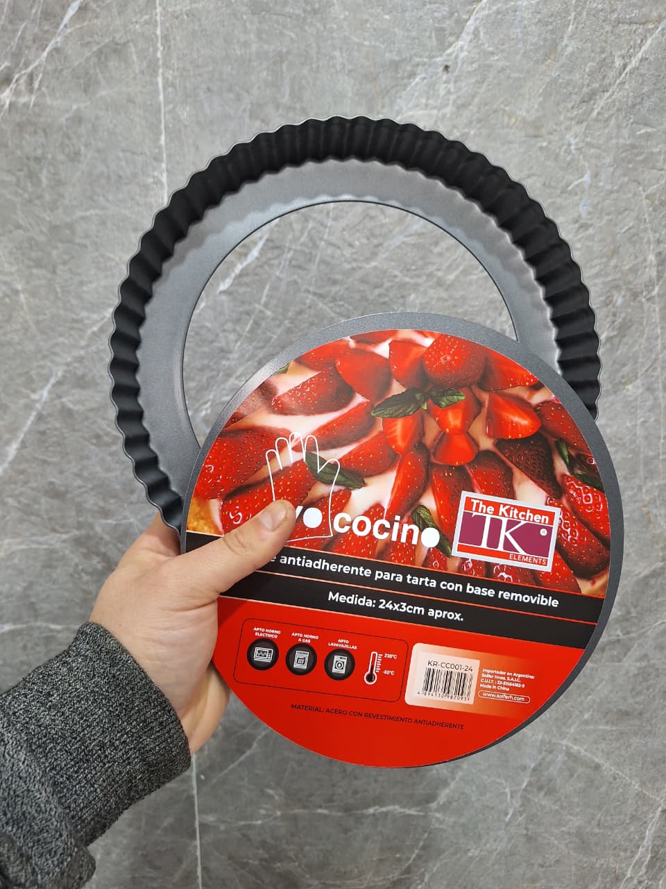 MOLDE ANTIADHERENTE C/BASE KR-CC001-24