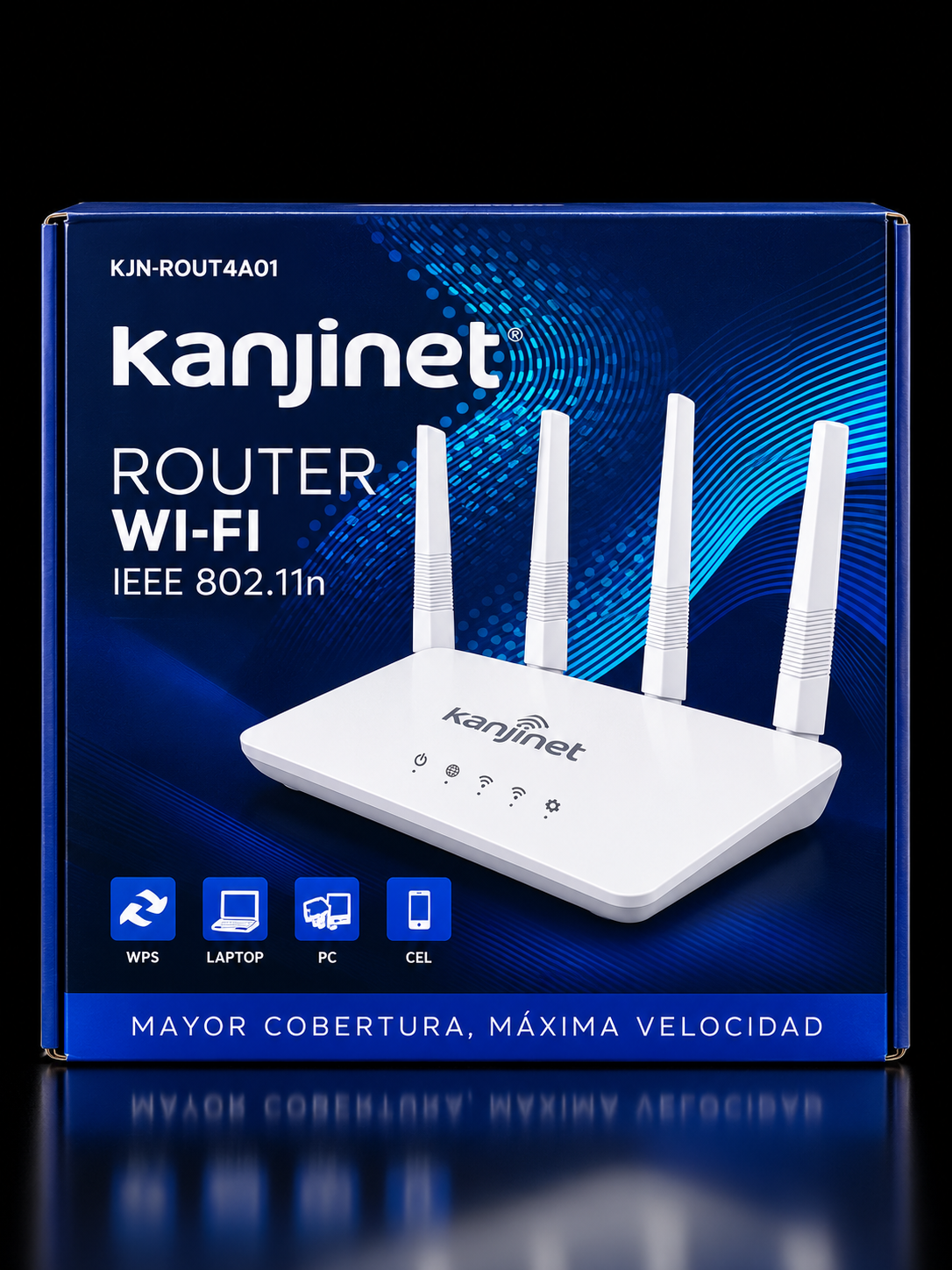 ROUTER KANJI 4 ANTENAS KJN-ROUT4A01