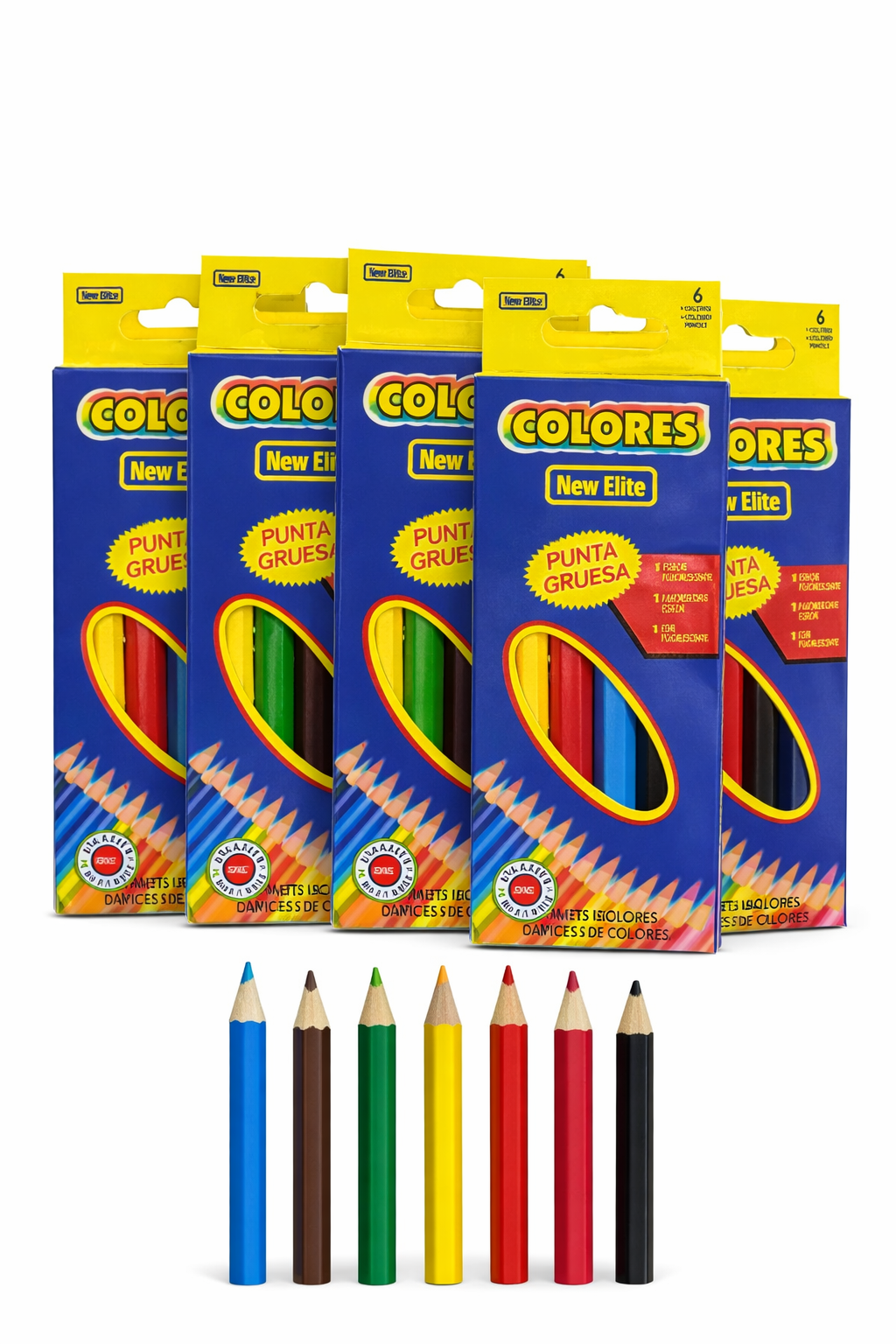 LAPICES DE COLORES 6PCS JUN3.5-6