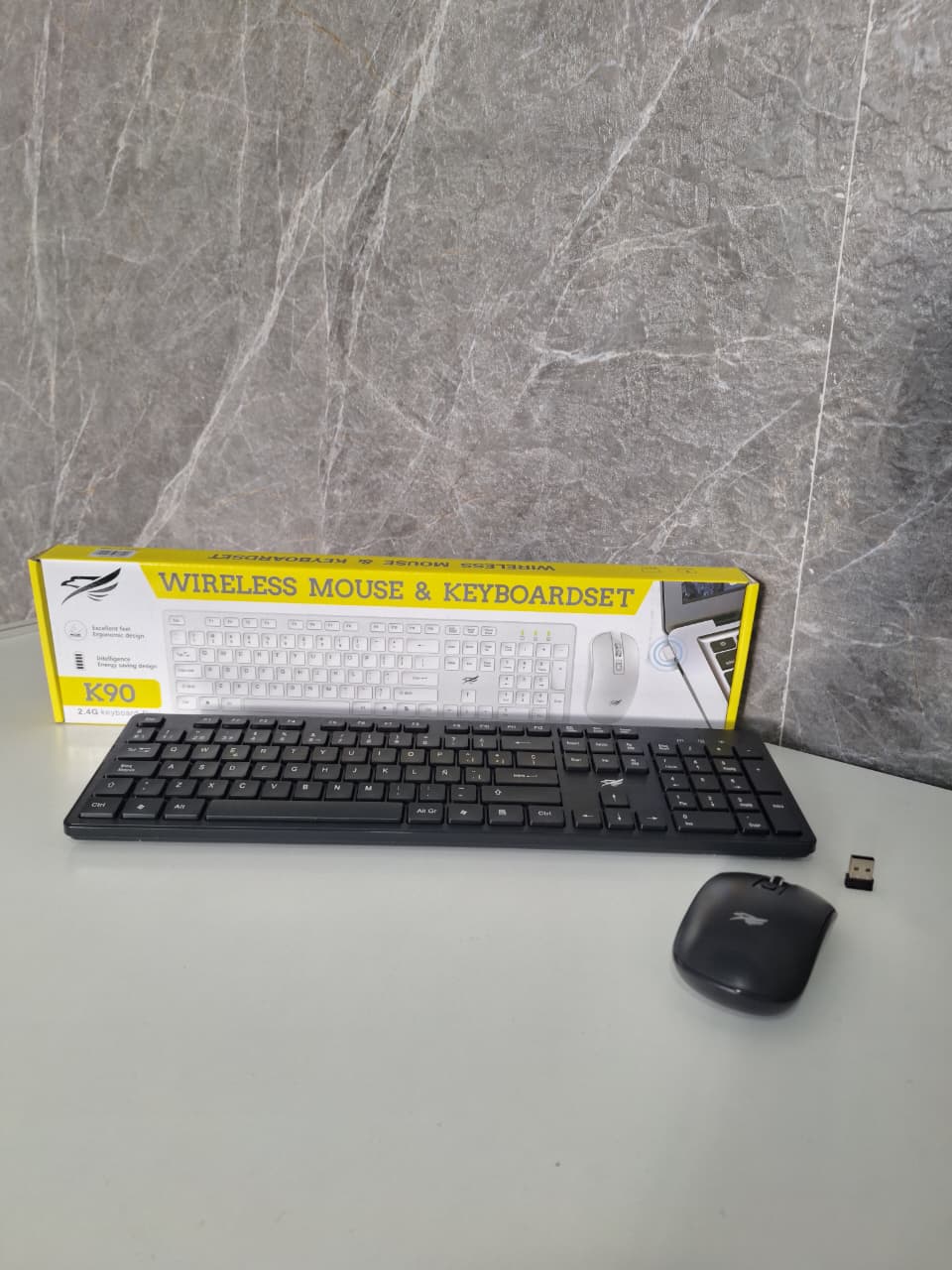 MOUSE Y TECLADO INALAMBRICO K90