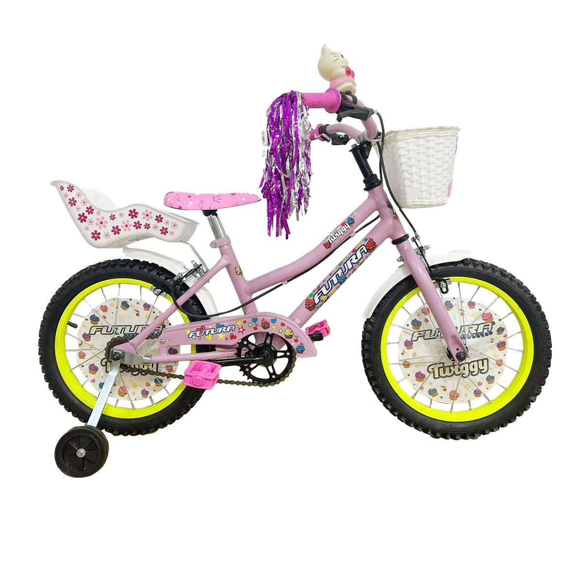 BICICLETA FUTURA BMX R16 COD4045 NENA C/CANASTO