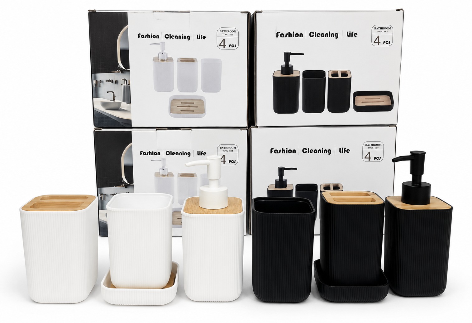SET DE BAÑO 4 PIEZAS JS-2194