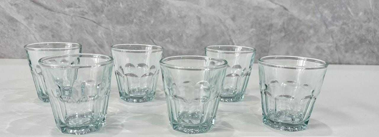 SET DE VASOS DURAX FACETADO SODERO X6