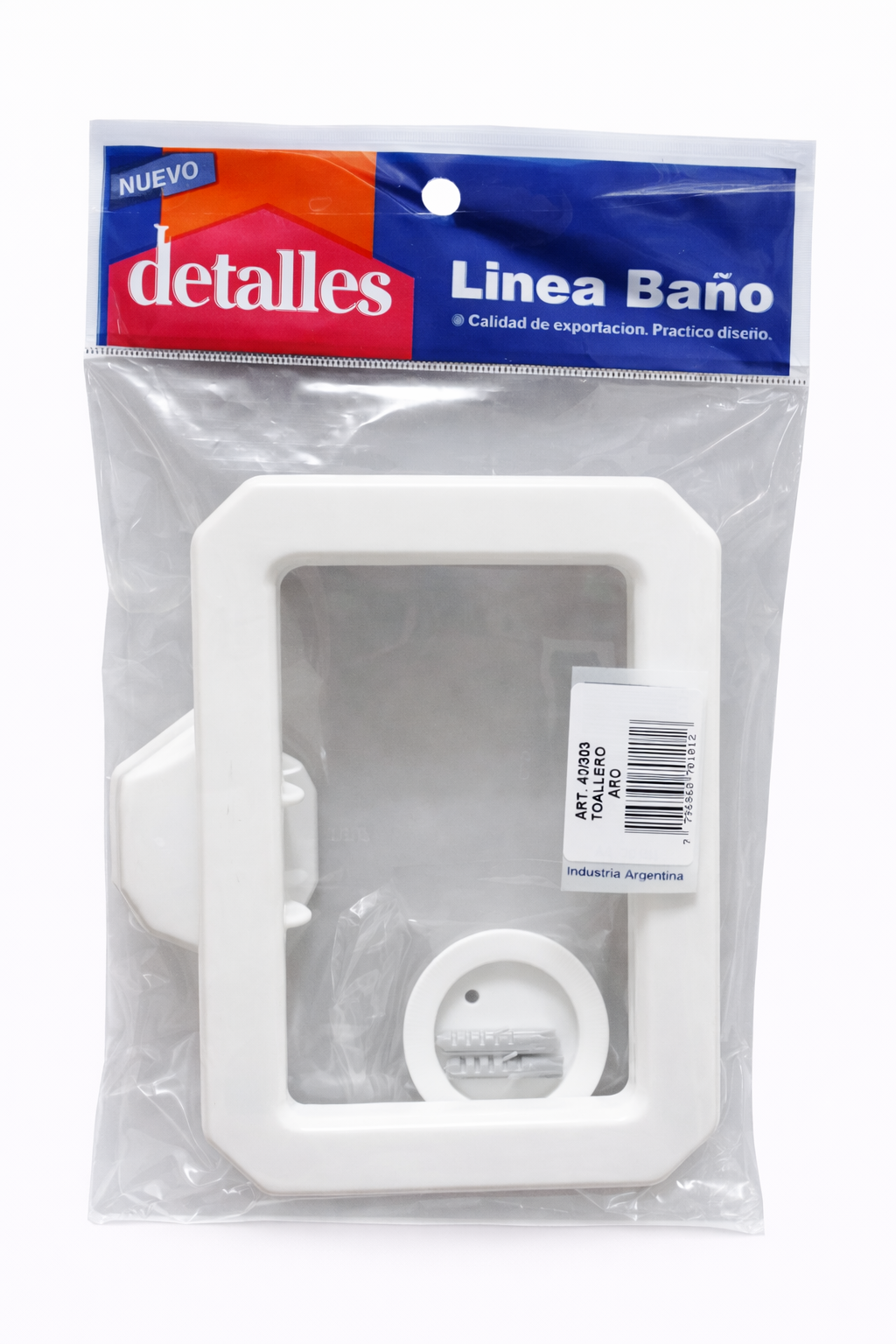 TOALLERO ARO BLANCO ART.40/303
